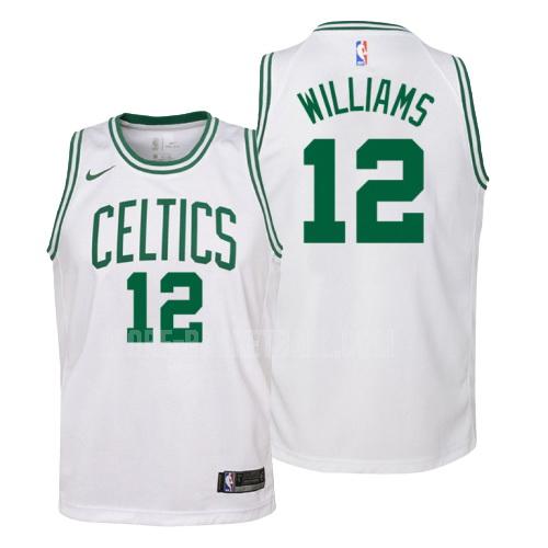boston celtics grant williams 12 white association youth replica jersey