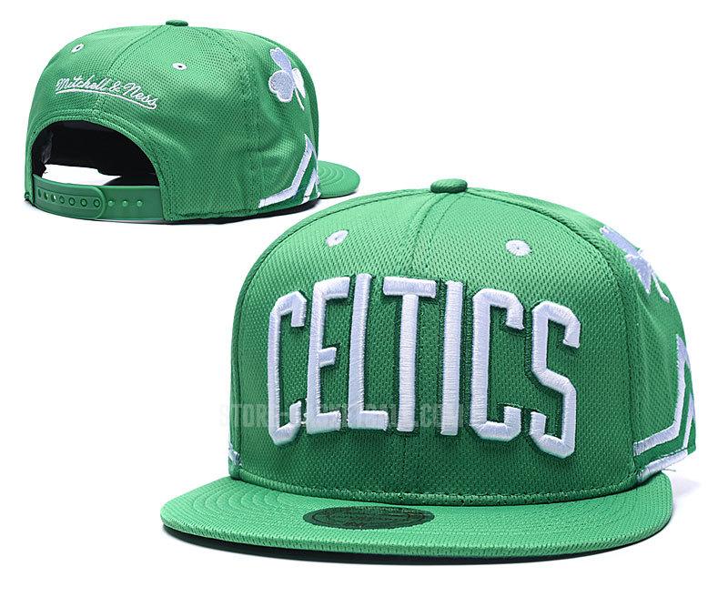 boston celtics green ne45 men's basketball hat