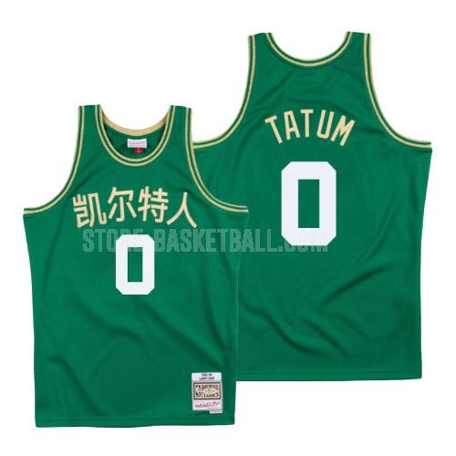 boston celtics jayson tatum 0 green chinese new year men's replica jersey