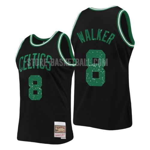 boston celtics kemba walker 8 black rings collection men's replica jersey