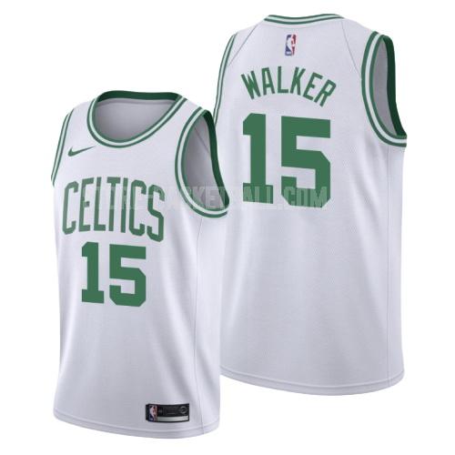 boston celtics kemba walker 8 white association men's replica jersey