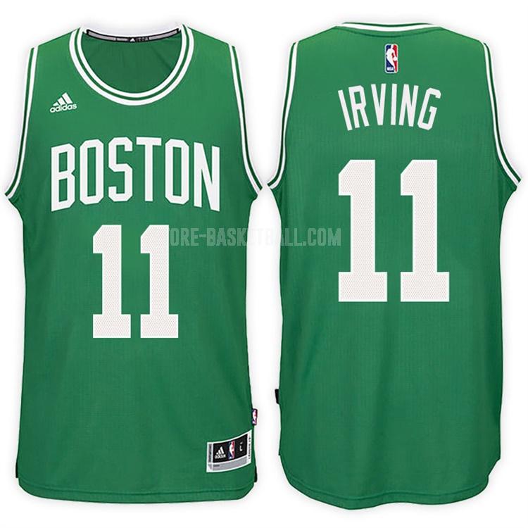boston celtics kyrie irving 11 green road men's replica jersey