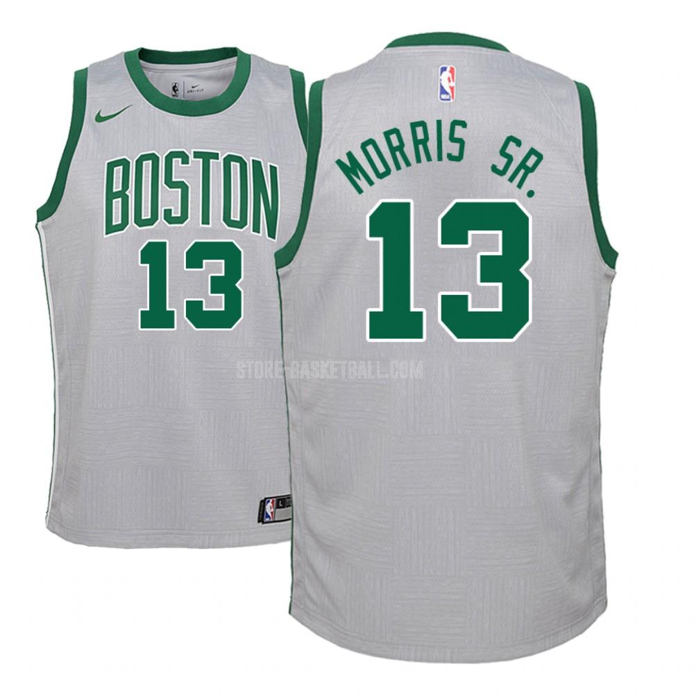 boston celtics marcus morris 13 gray city edition youth replica jersey
