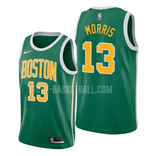 boston celtics marcus morris 13 green earned edition men's replica jersey