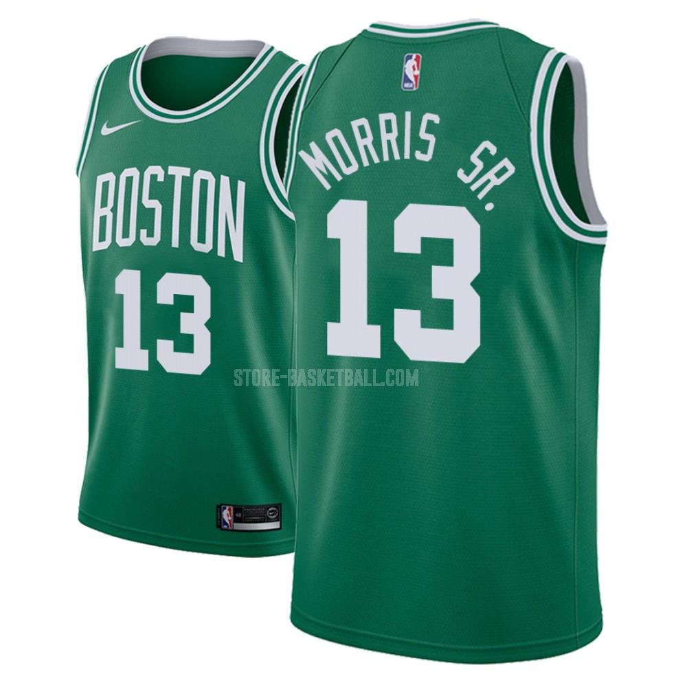 boston celtics marcus morris 13 green icon men's replica jersey