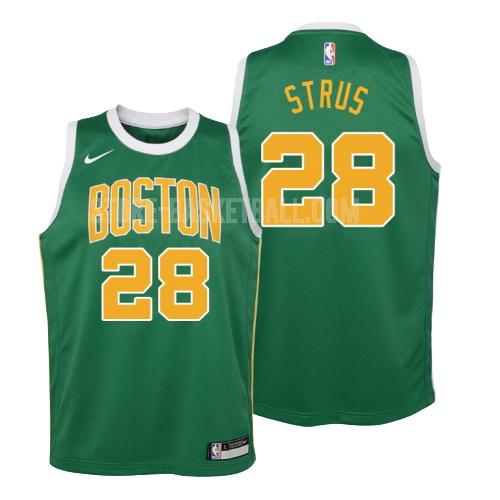 boston celtics max strus 28 green earned edition youth replica jersey