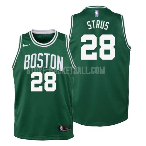 boston celtics max strus 28 green icon youth replica jersey