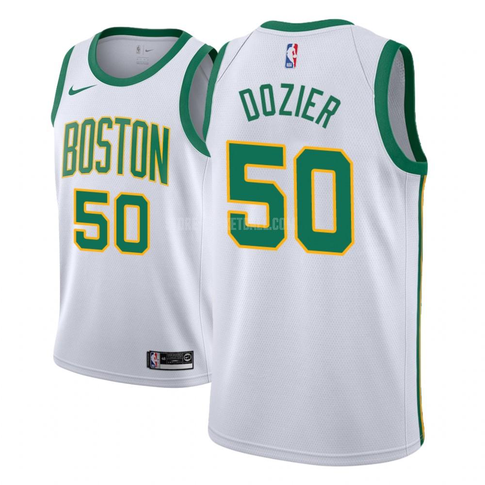 boston celtics p j dozier 50 white city edition youth replica jersey