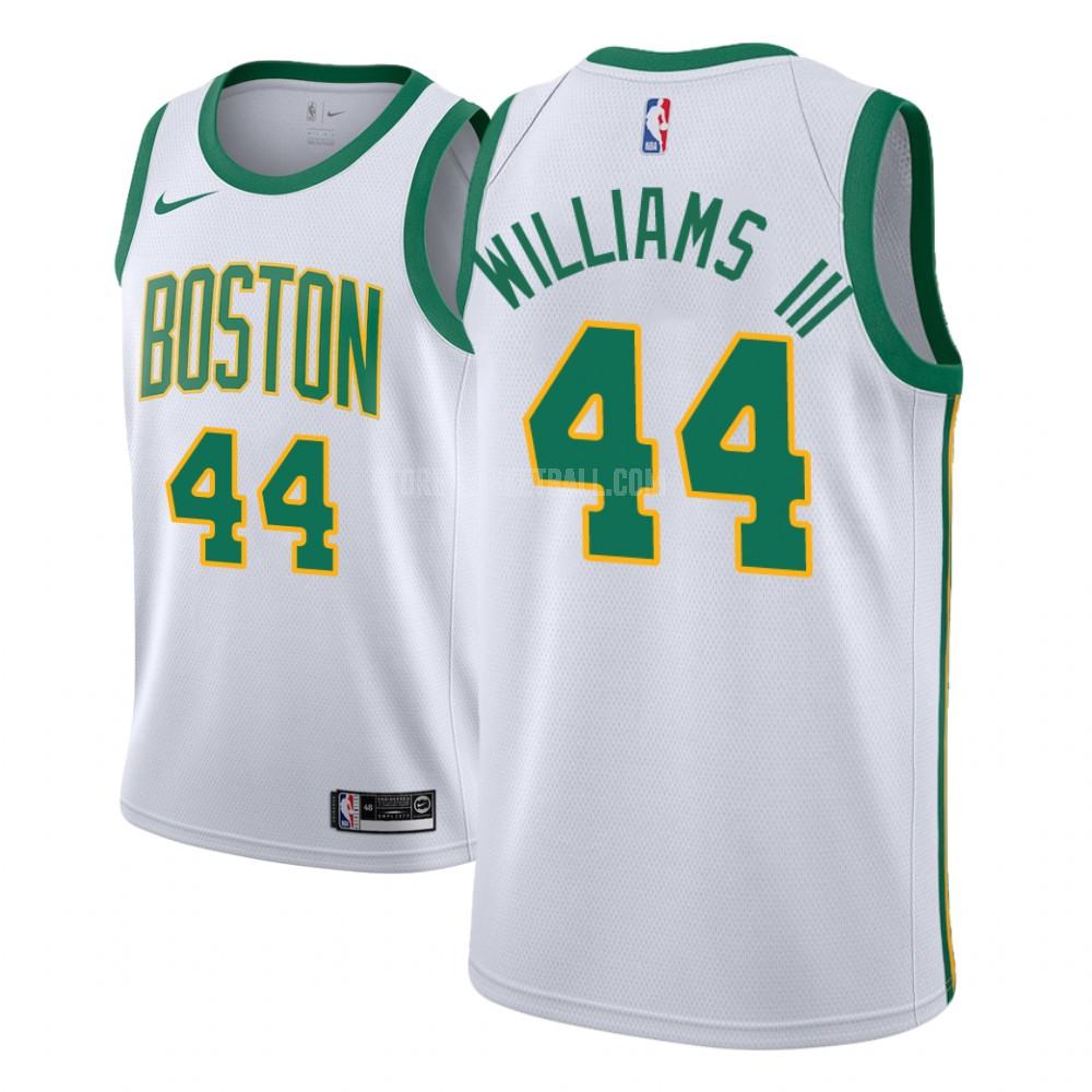 boston celtics robert williams 44 white city edition youth replica jersey