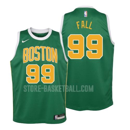 boston celtics tacko fall 99 green earned edition youth replica jersey