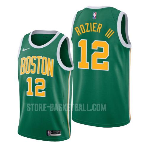 boston celtics terry rozier 12 green earned edition men's replica jersey