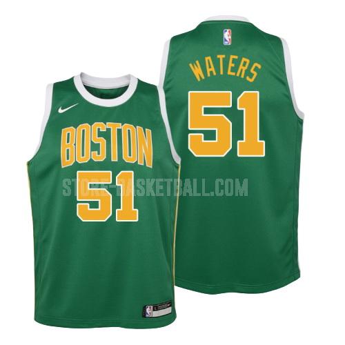 boston celtics tremont waters 51 green earned edition youth replica jersey