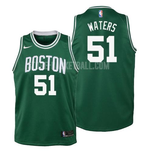 boston celtics tremont waters 51 green icon youth replica jersey
