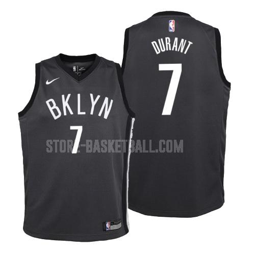 brooklyn nets kevin durant 7 black statement youth replica jersey
