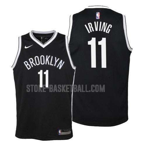brooklyn nets kyrie irving 11 black icon youth replica jersey