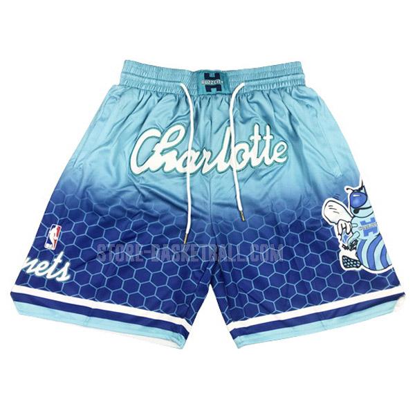 charlotte hornets blue city edition hf1 men's basketball short