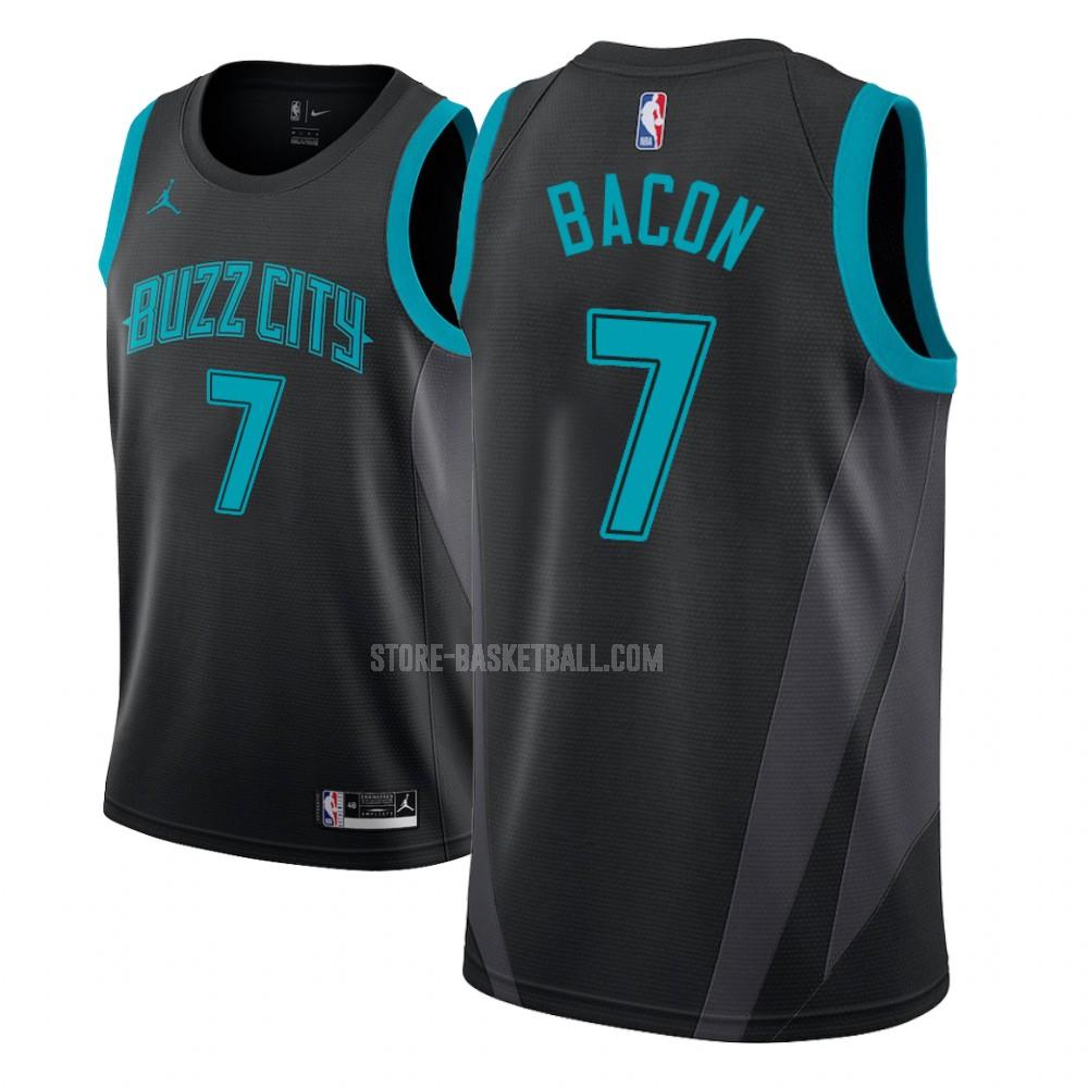 charlotte hornets dwayne bacon 7 black city edition youth replica jersey