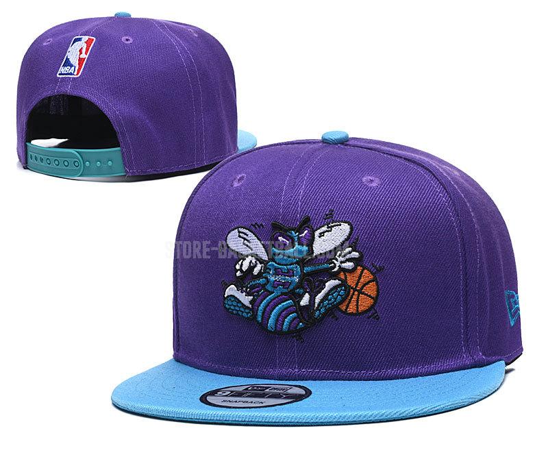 charlotte hornets purple ne47 men's basketball hat