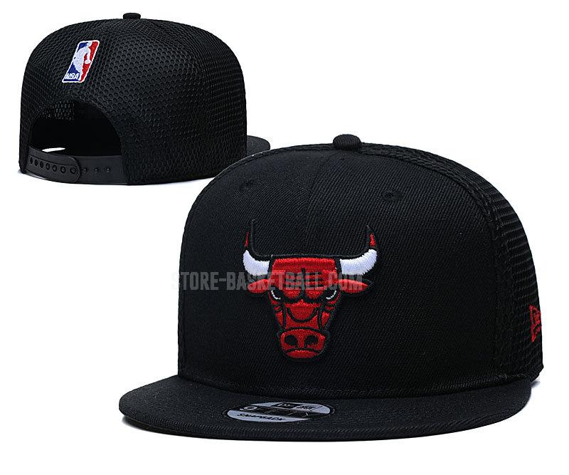 chicago bulls black ne54 men's basketball hat