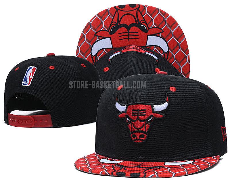 chicago bulls black ne65 men's basketball hat