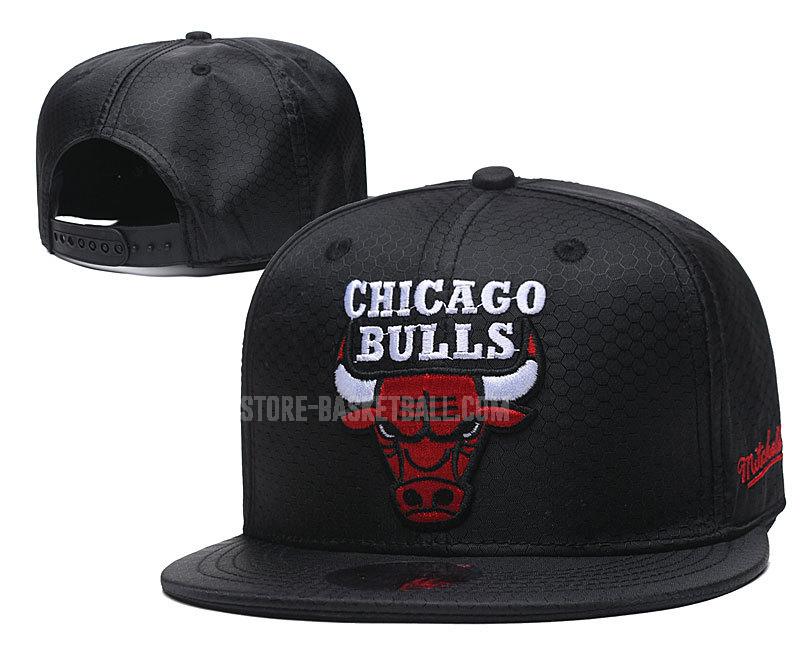 chicago bulls black ne69 men's basketball hat