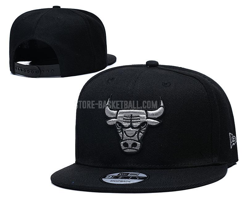 chicago bulls black ne76 men's basketball hat