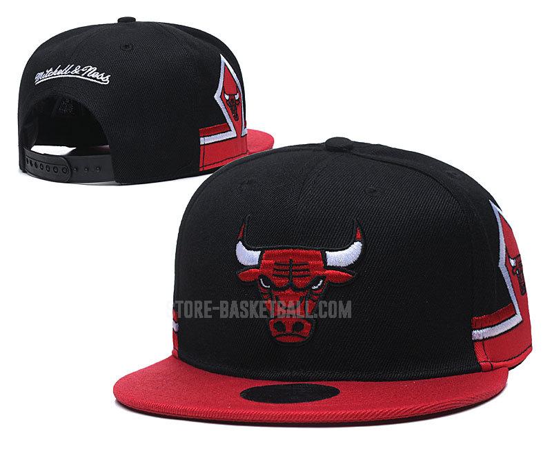 chicago bulls black ne78 men's basketball hat