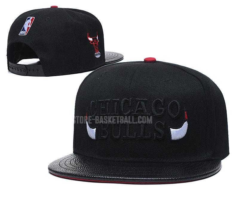chicago bulls black ne81 men's basketball hat