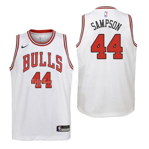 chicago bulls brandon sampson 44 white association youth replica jersey