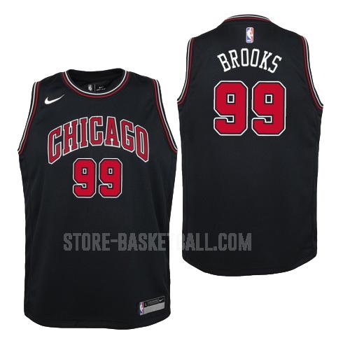 chicago bulls marshon brooks 99 black statement youth replica jersey