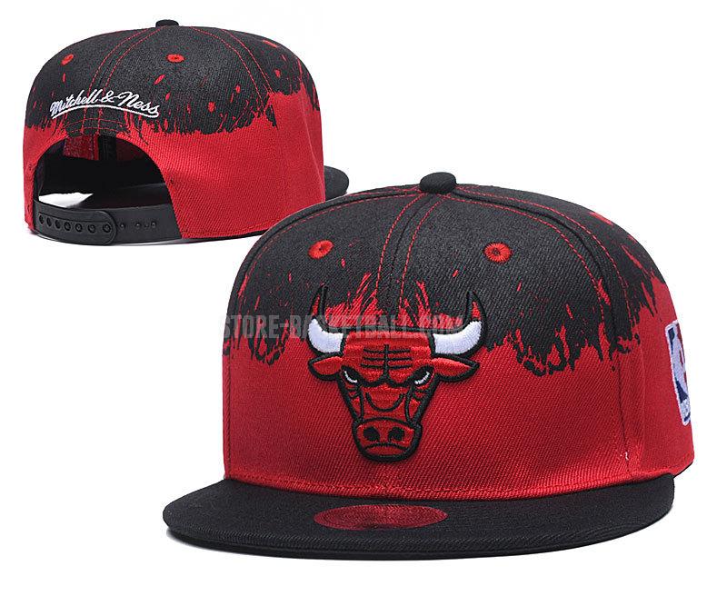 chicago bulls red-black ne66 men's basketball hat