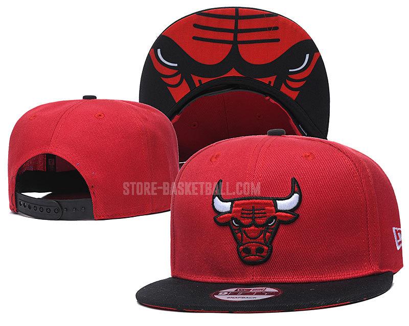 chicago bulls red ne58 men's basketball hat