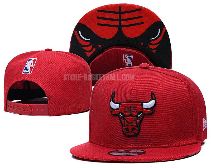 chicago bulls red ne63 men's basketball hat