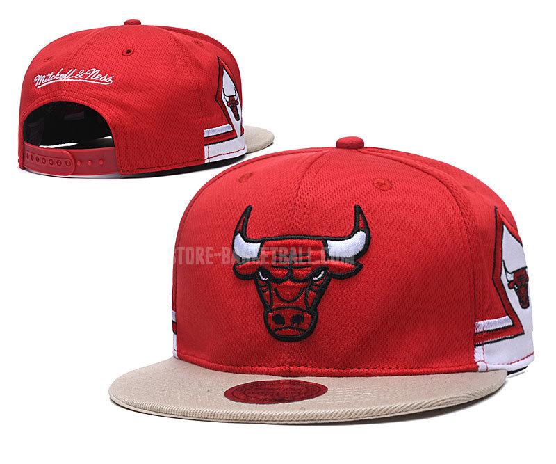 chicago bulls red ne67 men's basketball hat