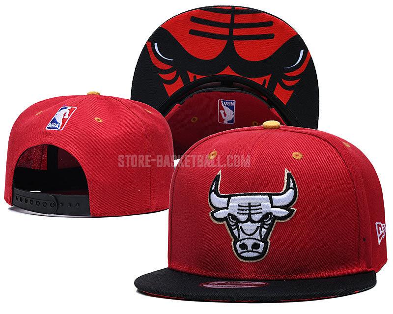 chicago bulls red ne73 men's basketball hat