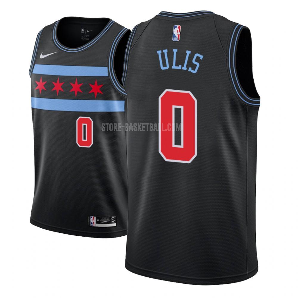 chicago bulls tyler ulis 0 black city edition youth replica jersey