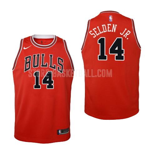 chicago bulls wayne selden jr 14 red icon youth replica jersey