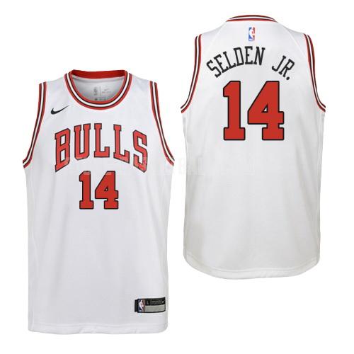 chicago bulls wayne selden jr 14 white association youth replica jersey