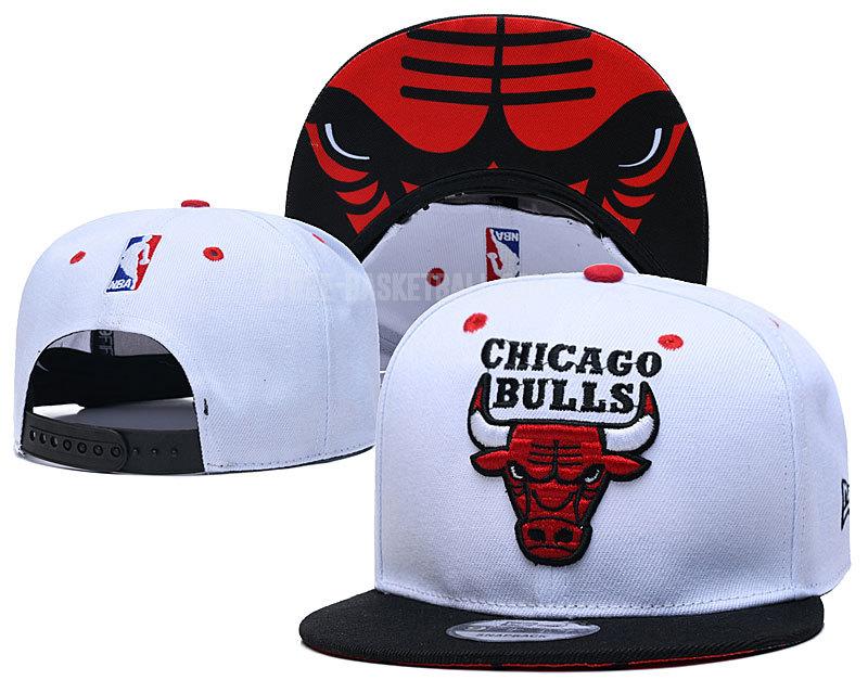 chicago bulls white ne64 men's basketball hat