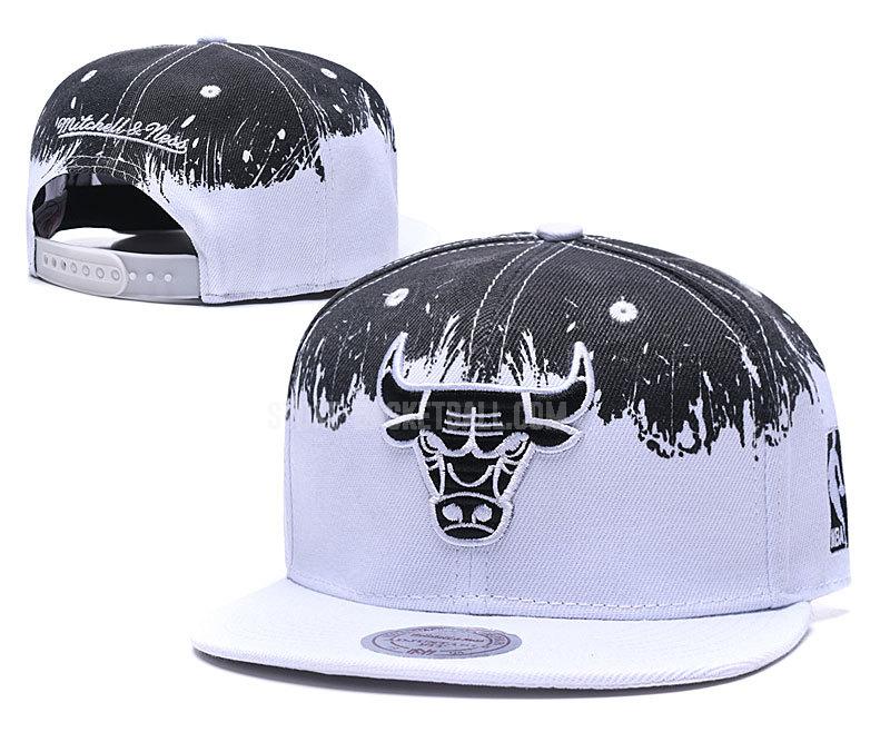 chicago bulls white ne74 men's basketball hat
