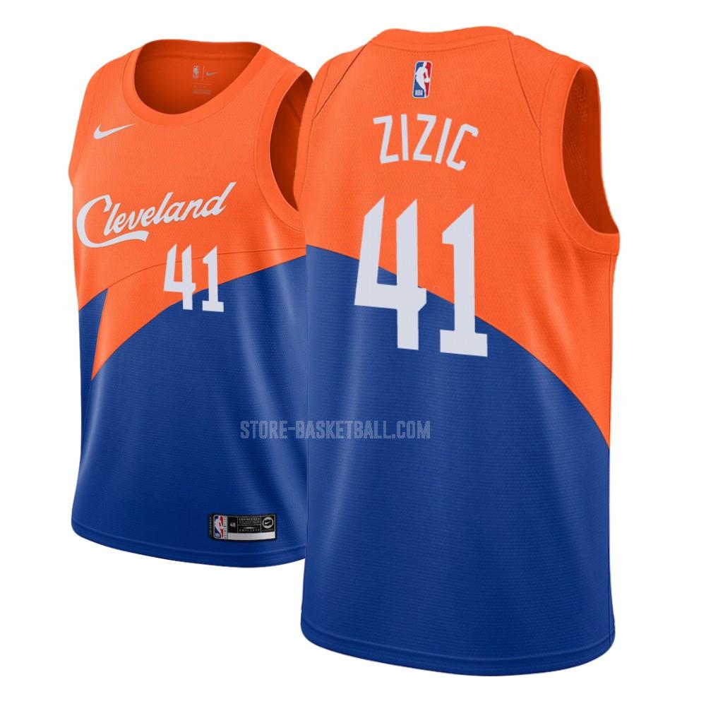 cleveland cavaliers ante zizic 41 blue city edition youth replica jersey