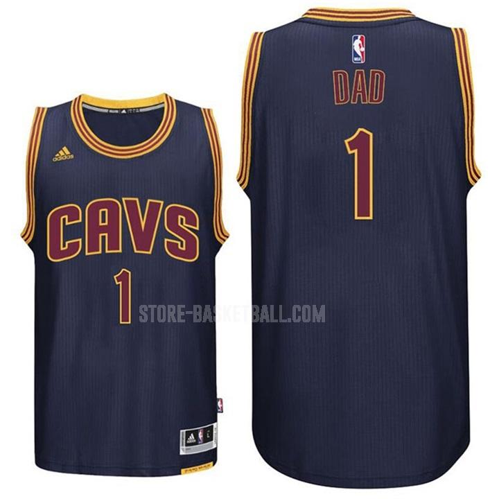 cleveland cavaliers dad 1 navy fathers day men's replica jersey