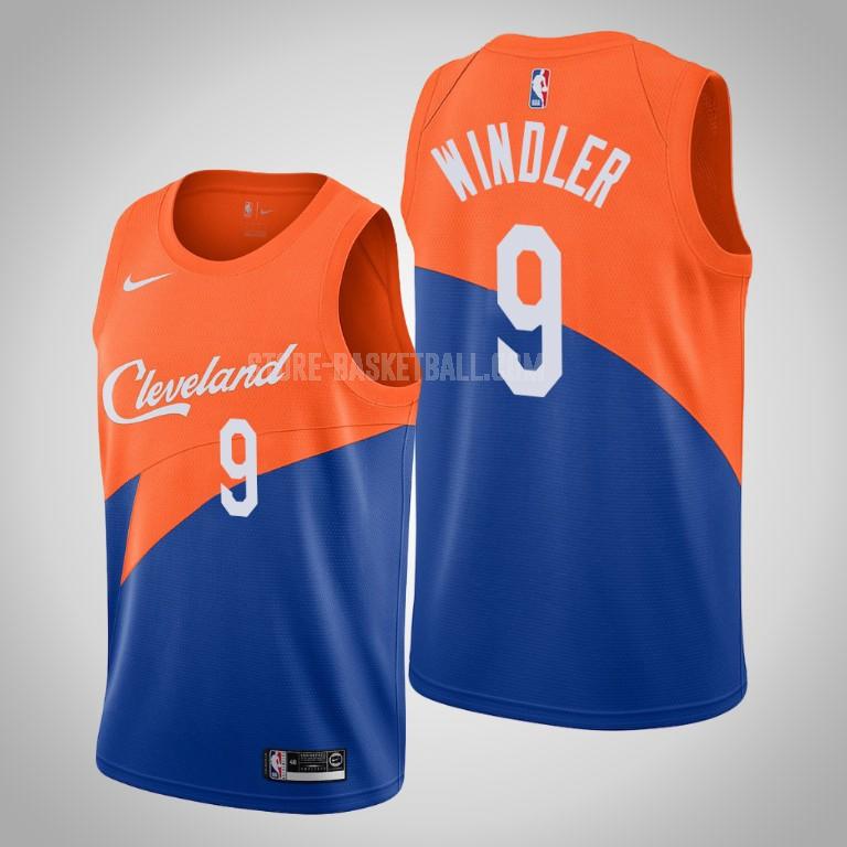 cleveland cavaliers dylan windler 9 blue city edition men's replica jersey