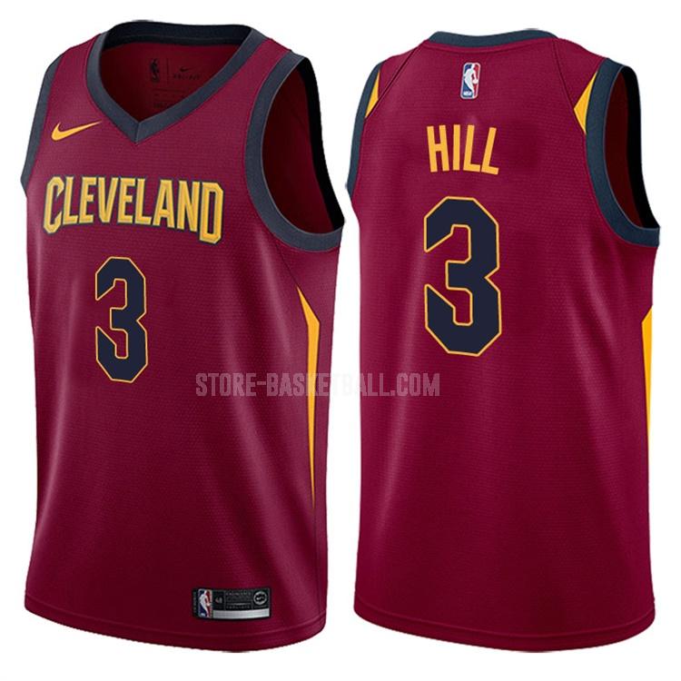 cleveland cavaliers george hill 3 red icon men's replica jersey