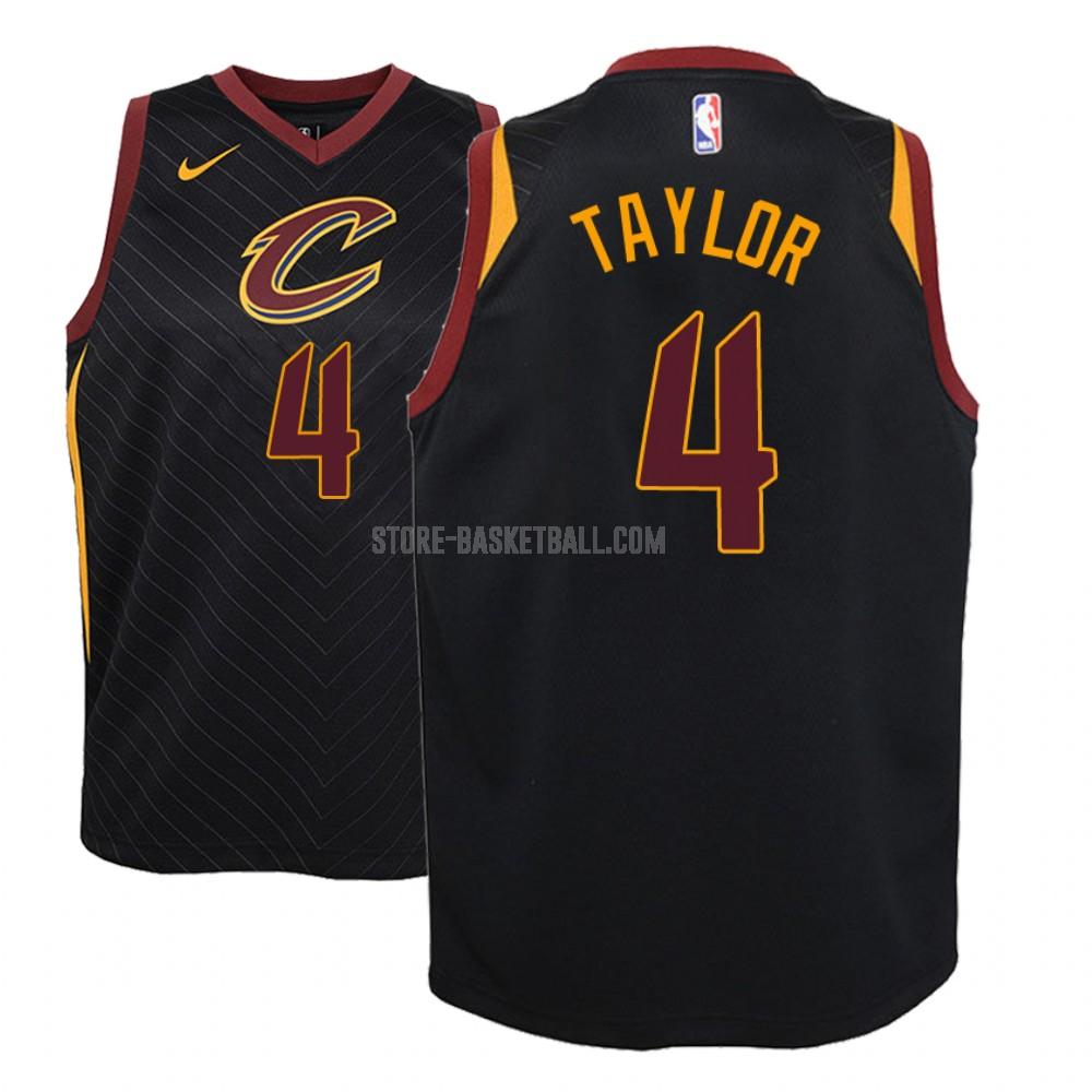 cleveland cavaliers isaiah taylor 4 black statement youth replica jersey