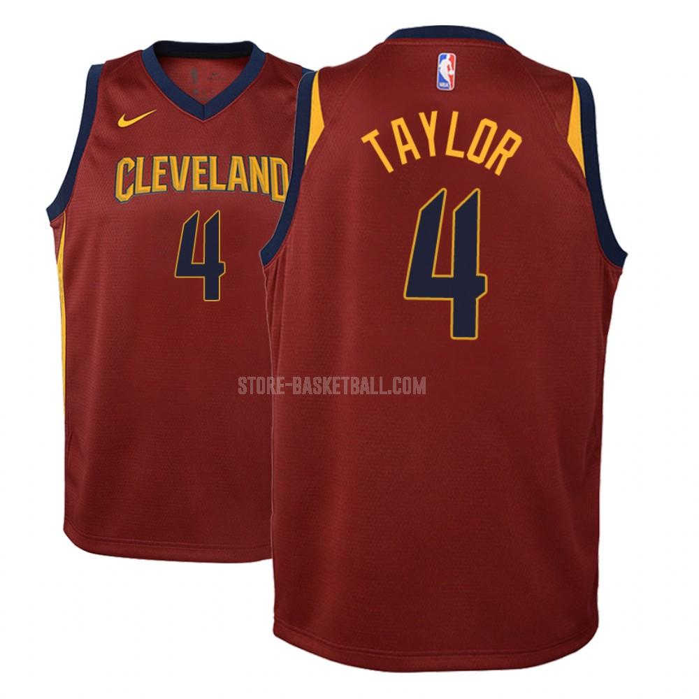 cleveland cavaliers isaiah taylor 4 red icon youth replica jersey