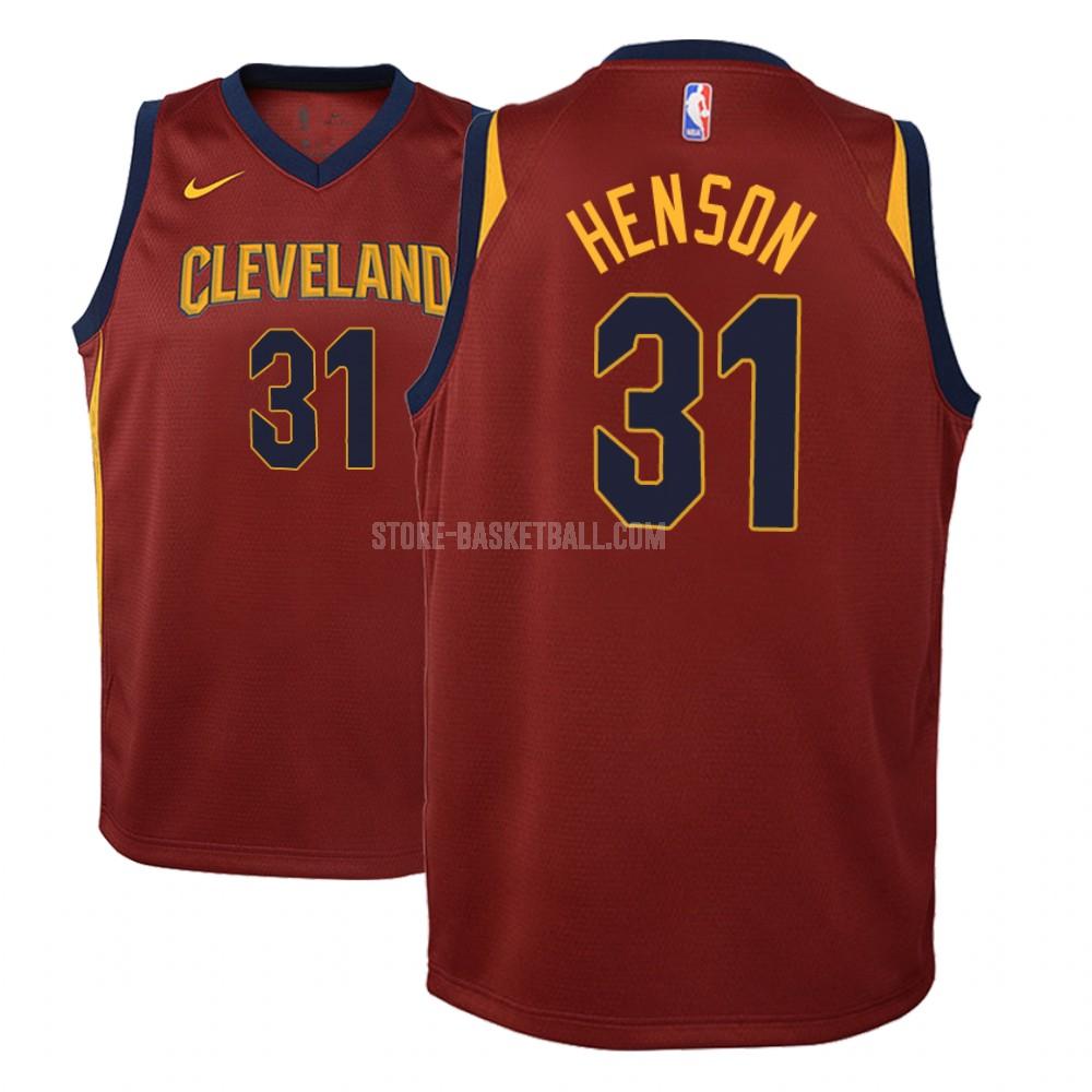 cleveland cavaliers john henson 31 red icon youth replica jersey