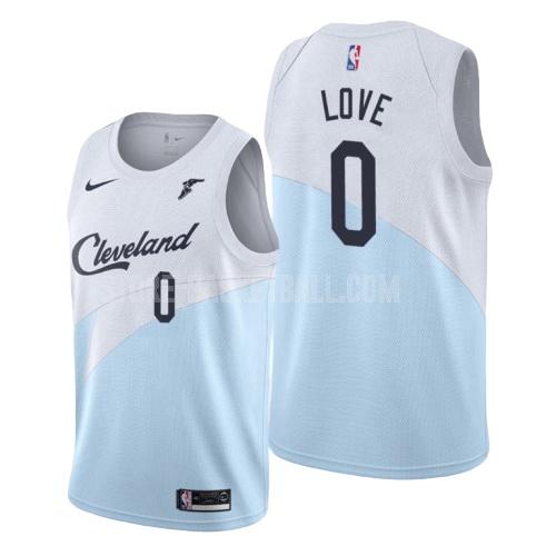 cleveland cavaliers kevin love 0 blue earned edition men's replica jersey