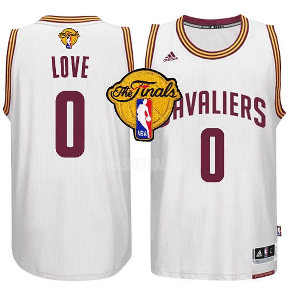 cleveland cavaliers kevin love 0 white finals men's replica jersey