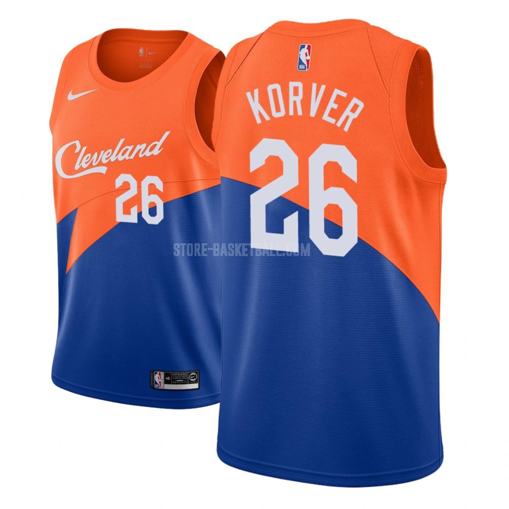 cleveland cavaliers kyle korver 26 blue city edition youth replica jersey
